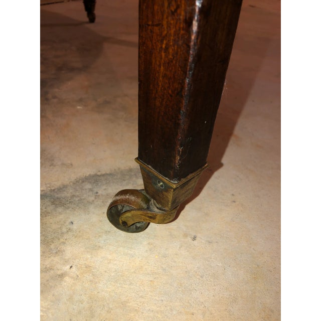 George Hepplewhite Late 18th Century Georgian Mahogany Demilune For Sale - Image 4 of 9