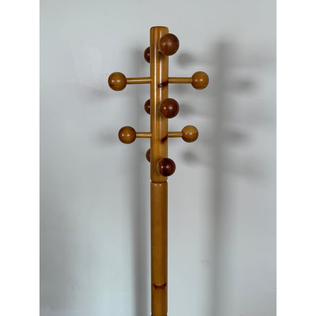 Wood Vintage 1970's Charlotte Perriand French Coat Rack For Sale - Image 7 of 9
