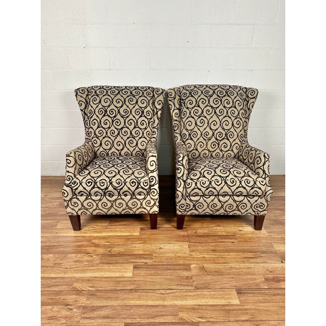 Traditional Stickley Upholstered Tempe Lounge Chairs - a Pair For Sale - Image 3 of 10
