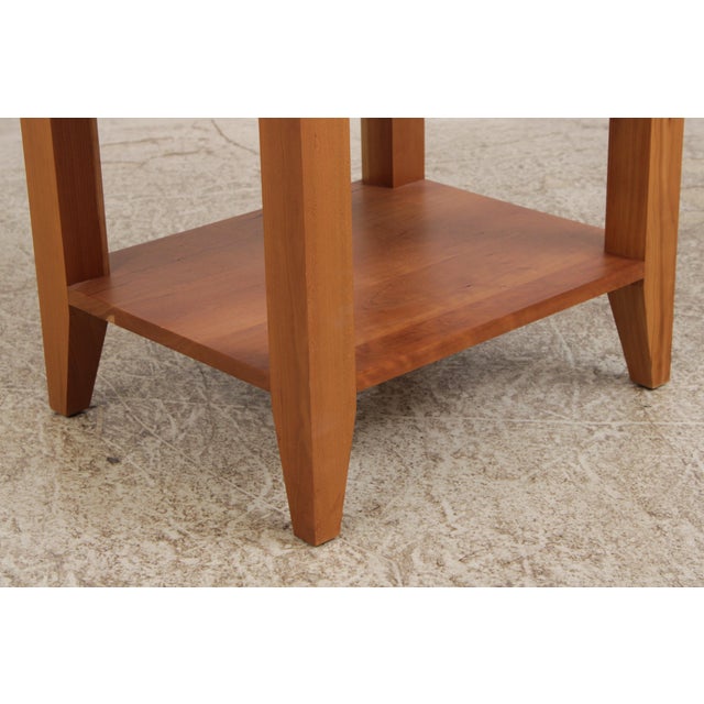 Gat Creek 2 Drawer Studio Crafted Cherry Nightstand For Sale - Image 9 of 15