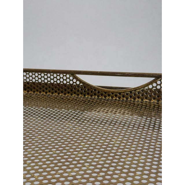 Gold Mid-Century Bar Trolley from Firma Svenskt Tenn, Sweden, 1950s For Sale - Image 8 of 9