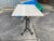 1950s Authentic French Iron & Stone Bistro Table For Sale - Image 5 of 10