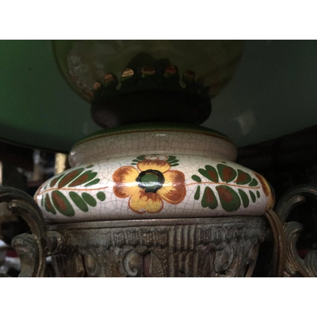 Vintage Glass and Metal Chandelier, 1950s For Sale - Image 11 of 18