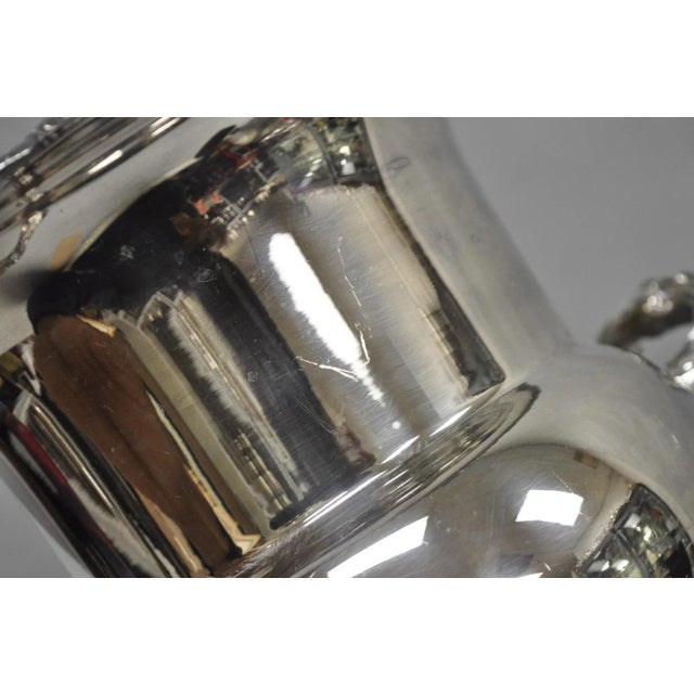 Vintage Sheridan Silver Plated Trophy Cup Urn Champagne Chiller Ice Bucket For Sale - Image 12 of 16