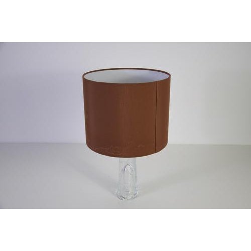 1960s Glass Table Lamp by Tyko Axelsson for Reijlmyre, Sweden, 1960s For Sale - Image 5 of 13