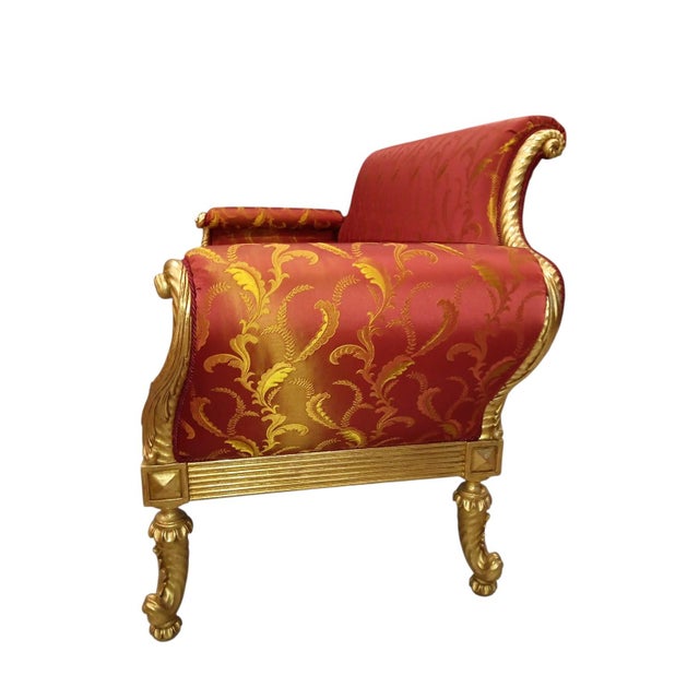 Vintage Golden Sofa, 1990s For Sale - Image 3 of 8