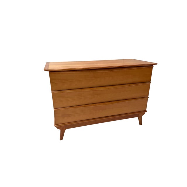 Wood Mid-Century Modern Commode in Cherrywood, Belgium, 1970s For Sale - Image 7 of 8