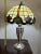 Brown Silver, Root Wood and Cathedral Glass Lamp in the style of Tiffany, Italy, 1989 For Sale - Image 8 of 13
