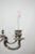 Metal Eight-Arm Chandelier in White Brass For Sale - Image 7 of 9