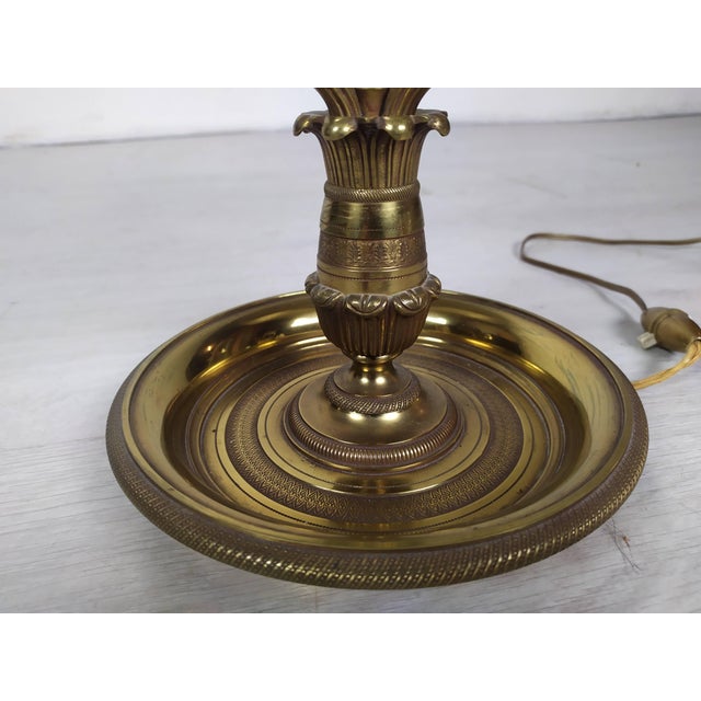 Hot Water Bottle Lamp in Bronze, 1970s For Sale - Image 6 of 16
