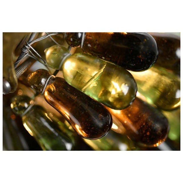 Murano Grape Cluster Lamps, Set of 2 For Sale - Image 4 of 7