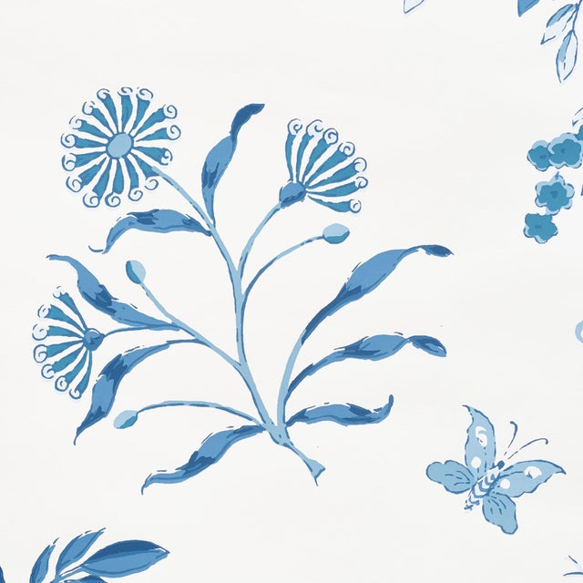 Sample Schumacher Ming Vase Wallpaper in Porcelain Chairish