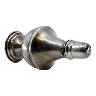 Silver Salt Shaker with Round Base For Sale