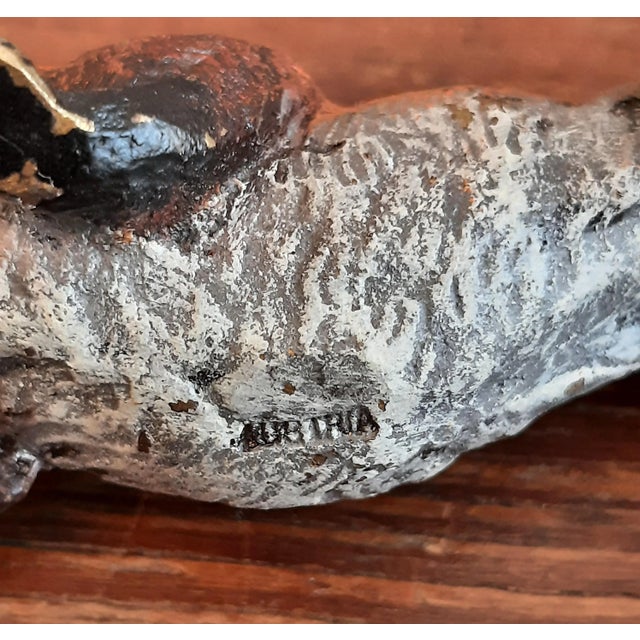 Early 20th Century Vintage Austrian Bronze Fox Family Figurines For Sale - Image 5 of 11