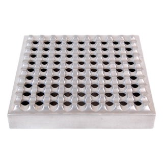 Ultima 30 Aluminum Ashtray by Holger Backstrom & Bo Ljungberg For Sale