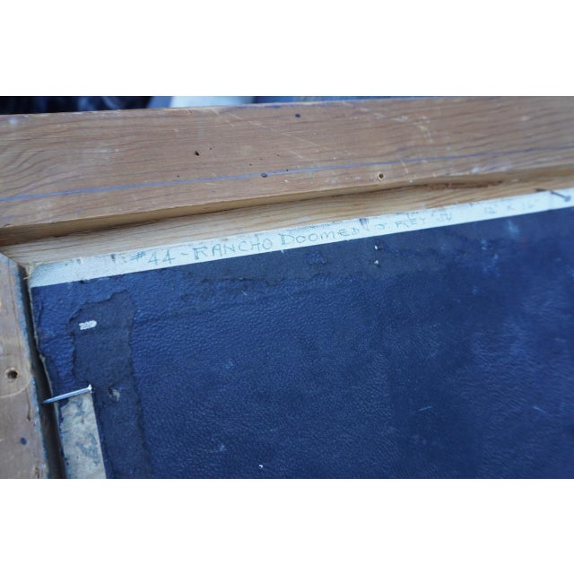 1950s 1950s Joseph Frey Desert Landscape Painting Titled Rancho Doomed For Sale - Image 5 of 5