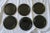 1960s 1960s Modernist Massimo Vignelli for Heller Melamine Black and White Dining Set- 19 Pieces For Sale - Image 5 of 13