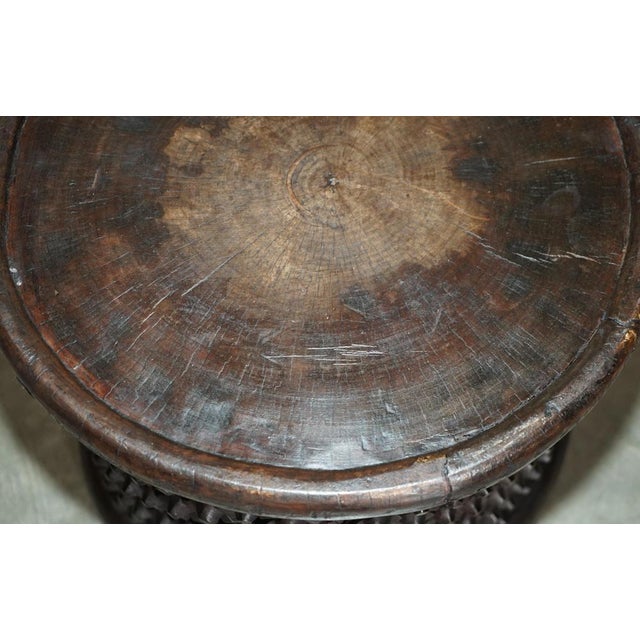 Hand-Carved Bamileke Side Table or Stool, Cameroon, 1930s For Sale - Image 7 of 15