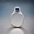 Natural Finely Faceted Quality Sapphire Diamond Ring 6.25 14k W Gold 3.18 TCW Certified $4,950 310543 This is a Unique...