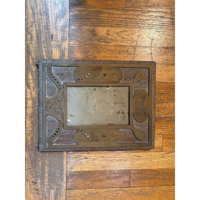 French Brass Picture Frame, Circa. 1910 For Sale - Image 10 of 14