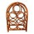 1970s Arched Bamboo & Rattan Wine Rack For Sale