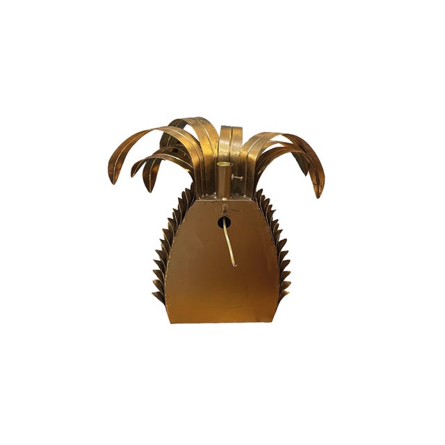 Mid-Century Modern Pineapple Gold Appliques from Maison Jansen, 1980s, Set of 2 For Sale - Image 3 of 5