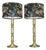 Large Brass Table Lamps, Denmark, 1960s, Set of 2 For Sale