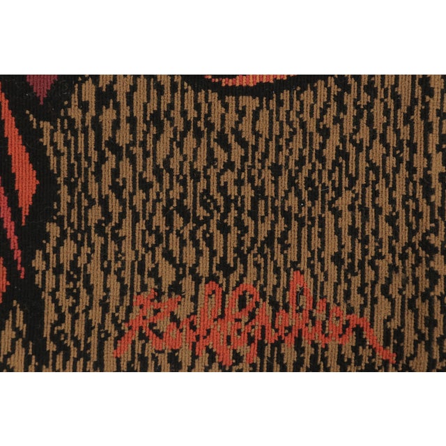 Signed Vintage French Tapestry "Wild Galop" by Roch Popelier - Rug & Kilim For Sale In New York - Image 6 of 10