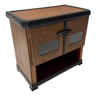 Art Deco Amsterdamse School Cabinet by E.G.C. Schubad, 1920s For Sale