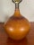 Pair of Medium Brown Ceramic Bulb Table Lamps | by Lotte and Gunnar Bostlund For Sale - Image 10 of 11