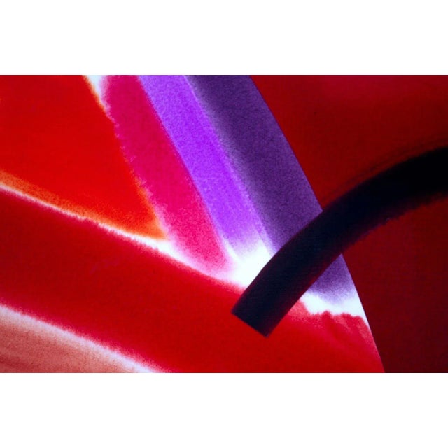 Paint 1980s No. 1231 Signed Contemporary Abstract Watercolor Collage on Paper by Jean Weinbaum For Sale - Image 7 of 12