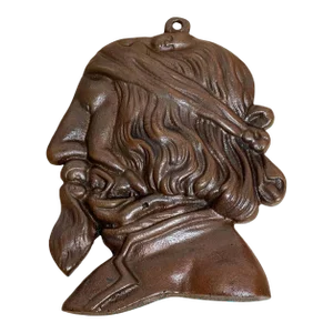 Mid 20th Century Bronze Erotica Portrait Plaque of Freud- 'Whatâ€šÃ„Ã´s on Manâ€šÃ„Ã´s Mind'
