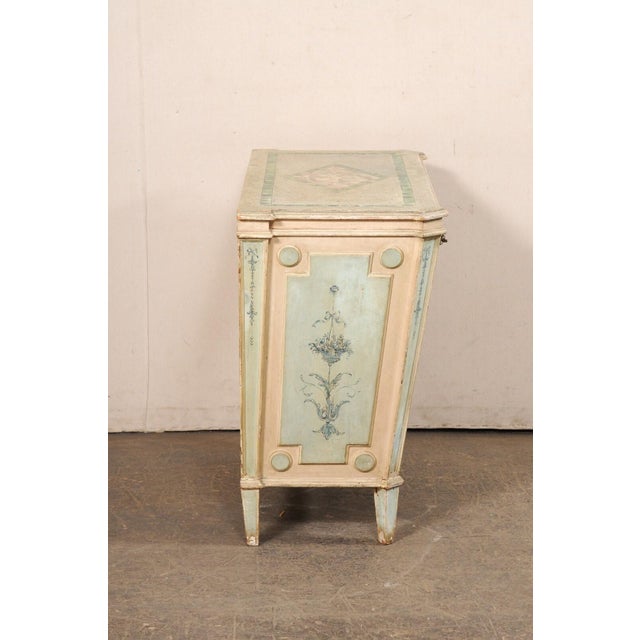Venetian Hand-Painted Tapering Chest, 1920s For Sale - Image 9 of 11