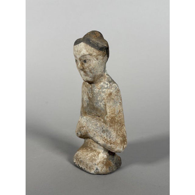 Asian Sculpture of a Mingqi, China, Han Dynasty (206 BC to 221 AD) For Sale - Image 3 of 6