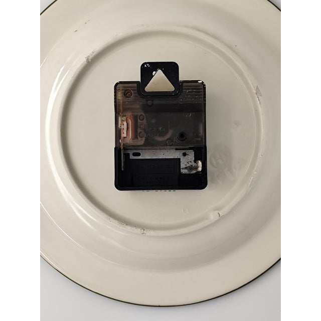 Wall Clock from Eloma Quartz, Germany, 1970s For Sale - Image 4 of 6