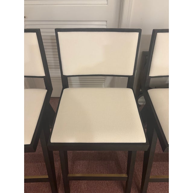 2020s Restoration Hardware Jakob Counter Stools (4) Four For Sale - Image 5 of 8