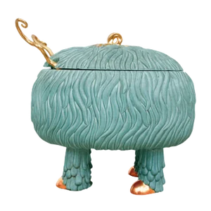 Contemporary Mod. Haas Fox Monster Designed by American Haas Brothers Salad Bowl