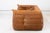 Ligne Roset Vintage Two-Seater Togo Sofa with Arms in Brown Pine Leather by Michel Ducaroy for Ligne Roset, 1970s For Sale - Image 4 of 18