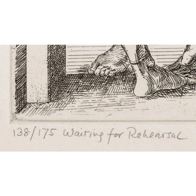 Paul Cadmus "Waiting for Rehearsal" Etching For Sale - Image 4 of 7