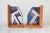 Late 20th Century Pair of Vintage Wood and Stained Glass Bookends For Sale - Image 5 of 10