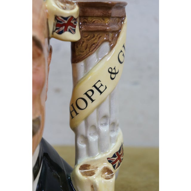 1990s 1990s Royal Doulton Sir Edward Elgar Great Composer Toby Character Jug For Sale - Image 5 of 12