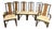 1970s Broyhill Chinoiserie Ming Vintage Dining Chairs – Matching Set of 6 For Sale