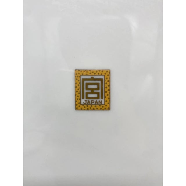 20th Century Japanese Porcelain Peacock Bird Plate For Sale - Image 9 of 10