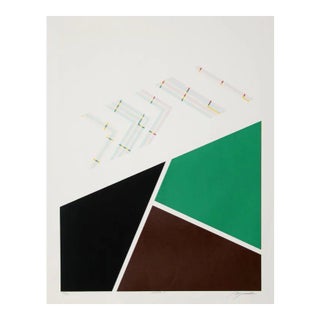Jupiter 3, Geometric Abstract Serigraph For Sale