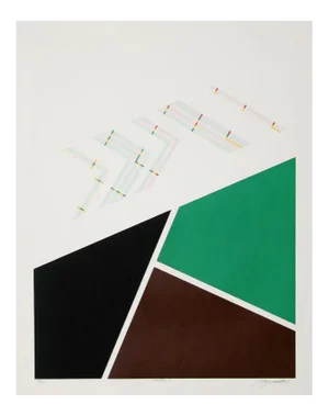 Jupiter 3, Geometric Abstract Serigraph