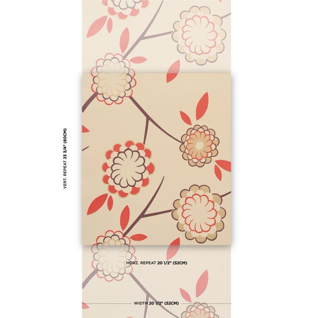 A cheerful floral by Neisha Crosland, Bird Tree is a thoroughly modern take on a traditional motif. This open large-scale...