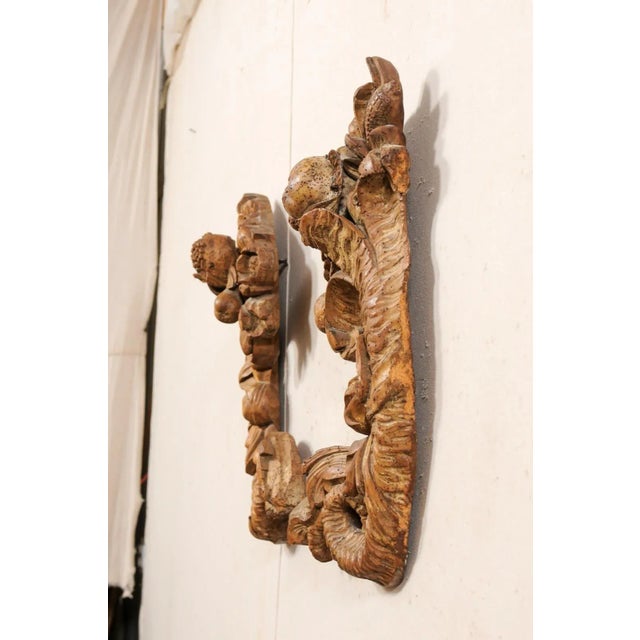 18th Century Antique French Cornucopia Wall Plaques - A Pair For Sale - Image 5 of 11