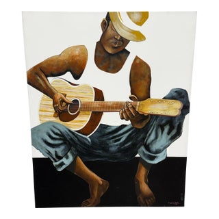 Jivin in Jamaica Print on Canvas For Sale