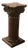 Vintage Wooden Architectural Columnar Style Pedestal Display or Plant Stand For Sale