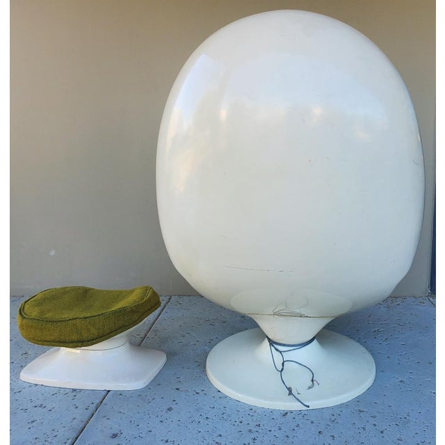 Textile Original 1960s Lee West "Lee Music Chamber" Stereo Chair With Built-in Speakers For Sale - Image 7 of 16